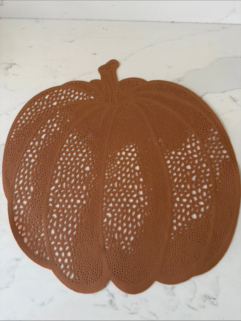 Orange Pumpkin Placemats Set of 2
